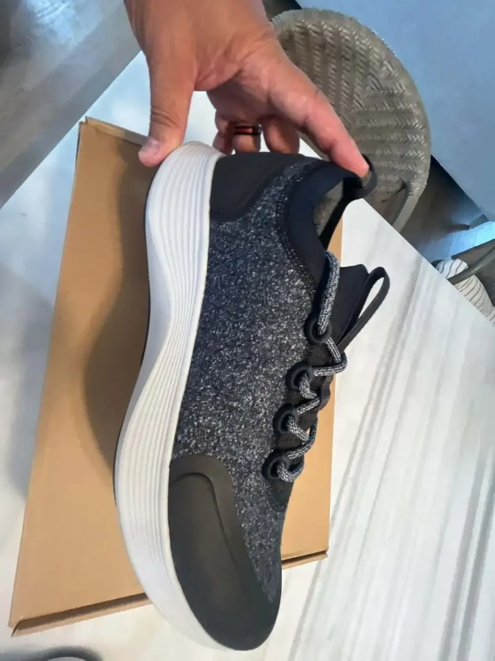 Allbirds Wool Strider Size 13.5 Dark Grey Active Shoes Mens